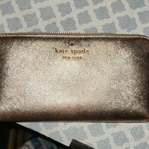 Kate Spade Metallic Gold Clutch